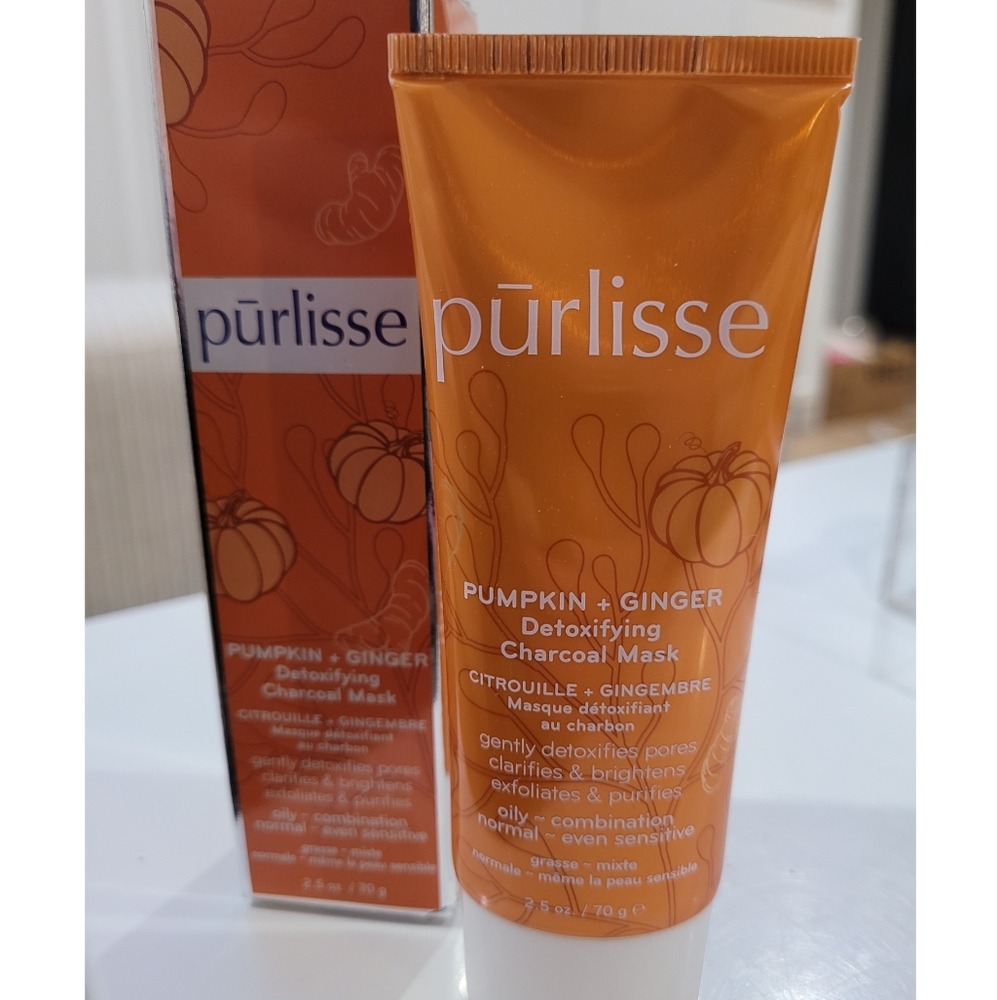 Purlisse Pumpkin + Ginger Detoxifying Charcoal Mask